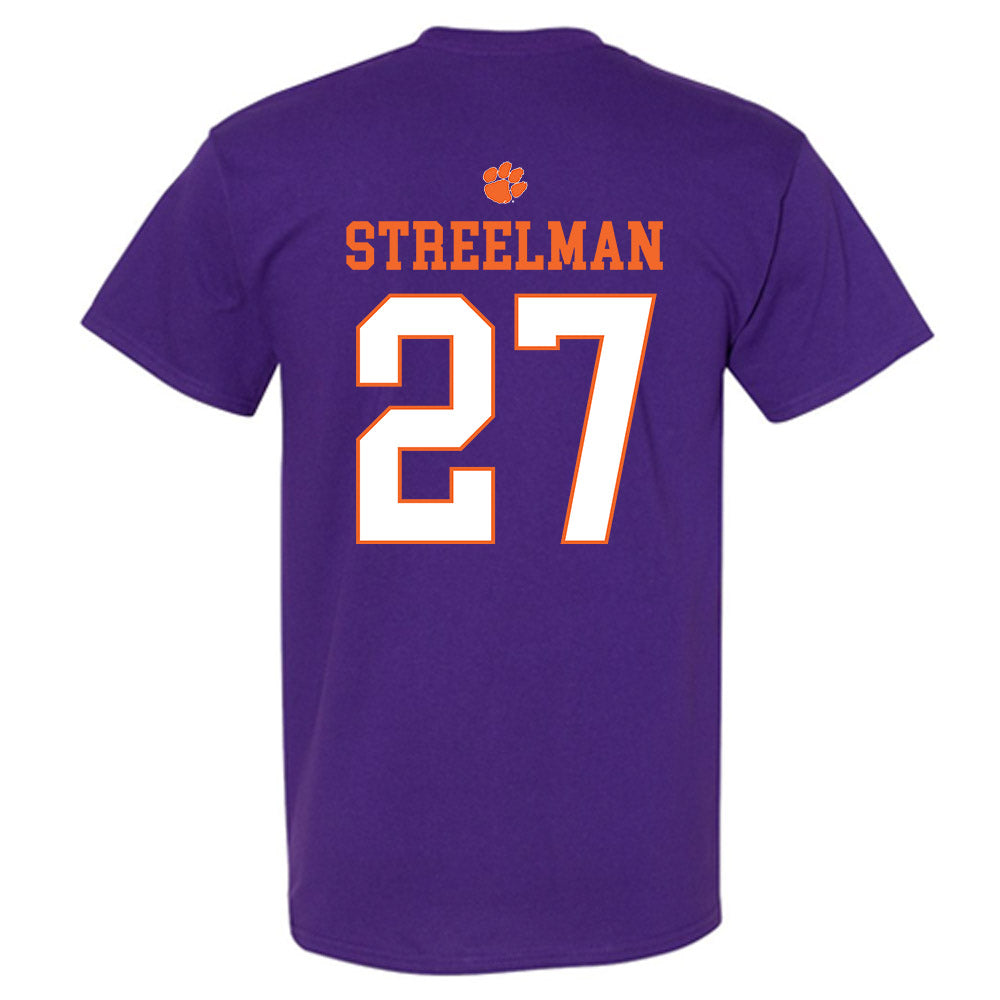 Clemson - NCAA Men's Soccer : Seamus Streelman - Classic Shersey T-Shirt-1