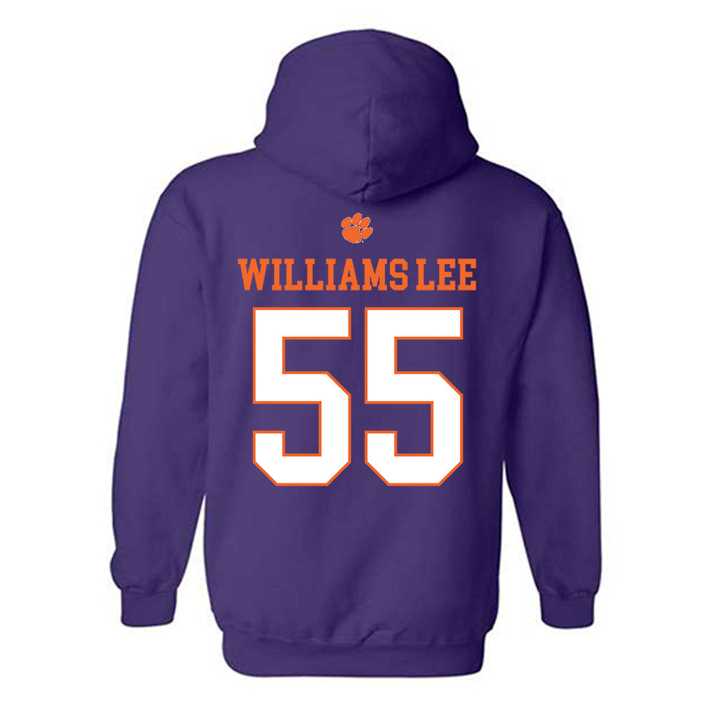 Clemson - NCAA Football : Makhi Williams Lee - Classic Shersey Hooded Sweatshirt-1