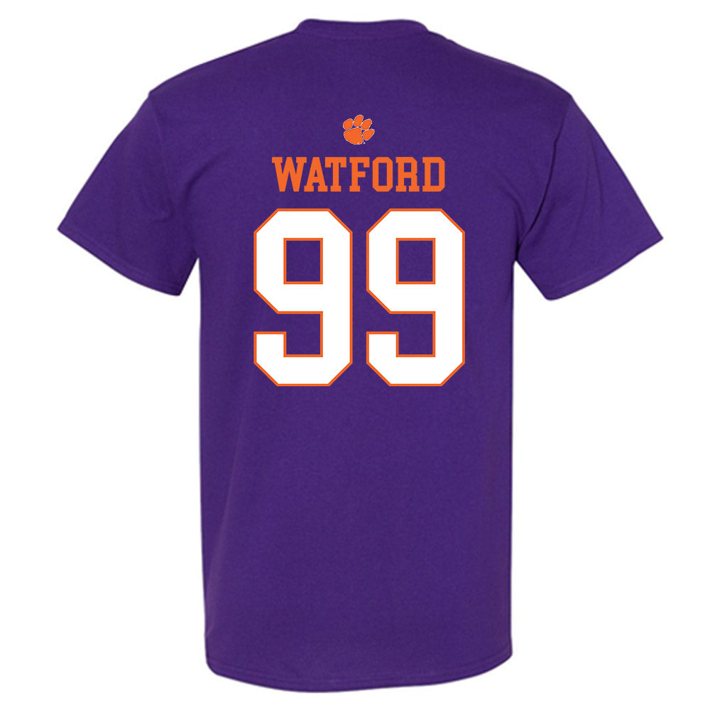 Clemson - NCAA Football : Ari Watford - Classic Shersey T-Shirt-1