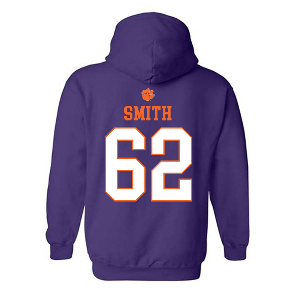 Clemson - NCAA Football : Bryce Smith - Classic Shersey Hooded Sweatshirt-1