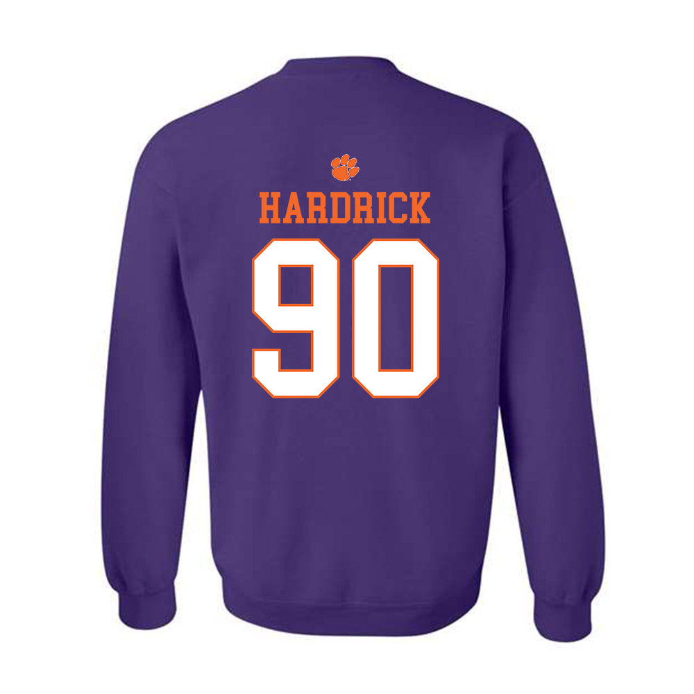 Clemson - NCAA Football : William Hardrick - Classic Shersey Crewneck Sweatshirt-1