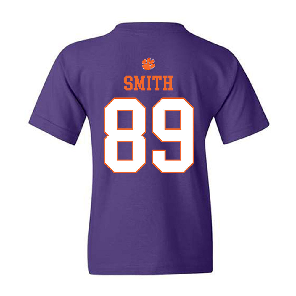 Clemson - NCAA Football : Jack Smith - Classic Shersey Youth T-Shirt-1