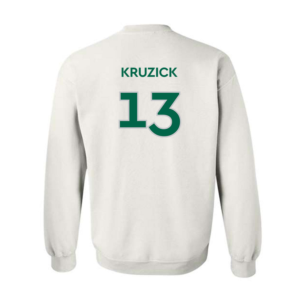 Illinois Wesleyan - NCAA Football : GB Kruzick - Classic Shersey Crewneck Sweatshirt-1