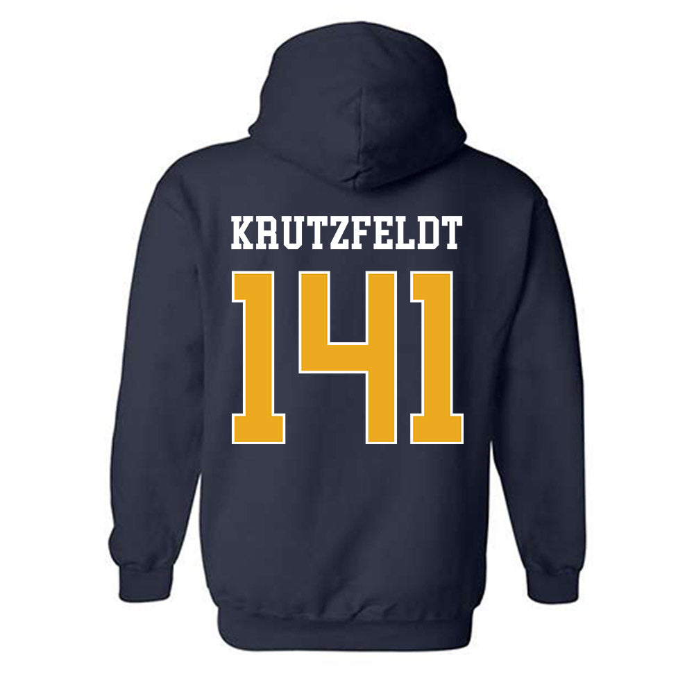 UTC - NCAA Wrestling : Cole Krutzfeldt - Classic Shersey Hooded Sweatshirt-1