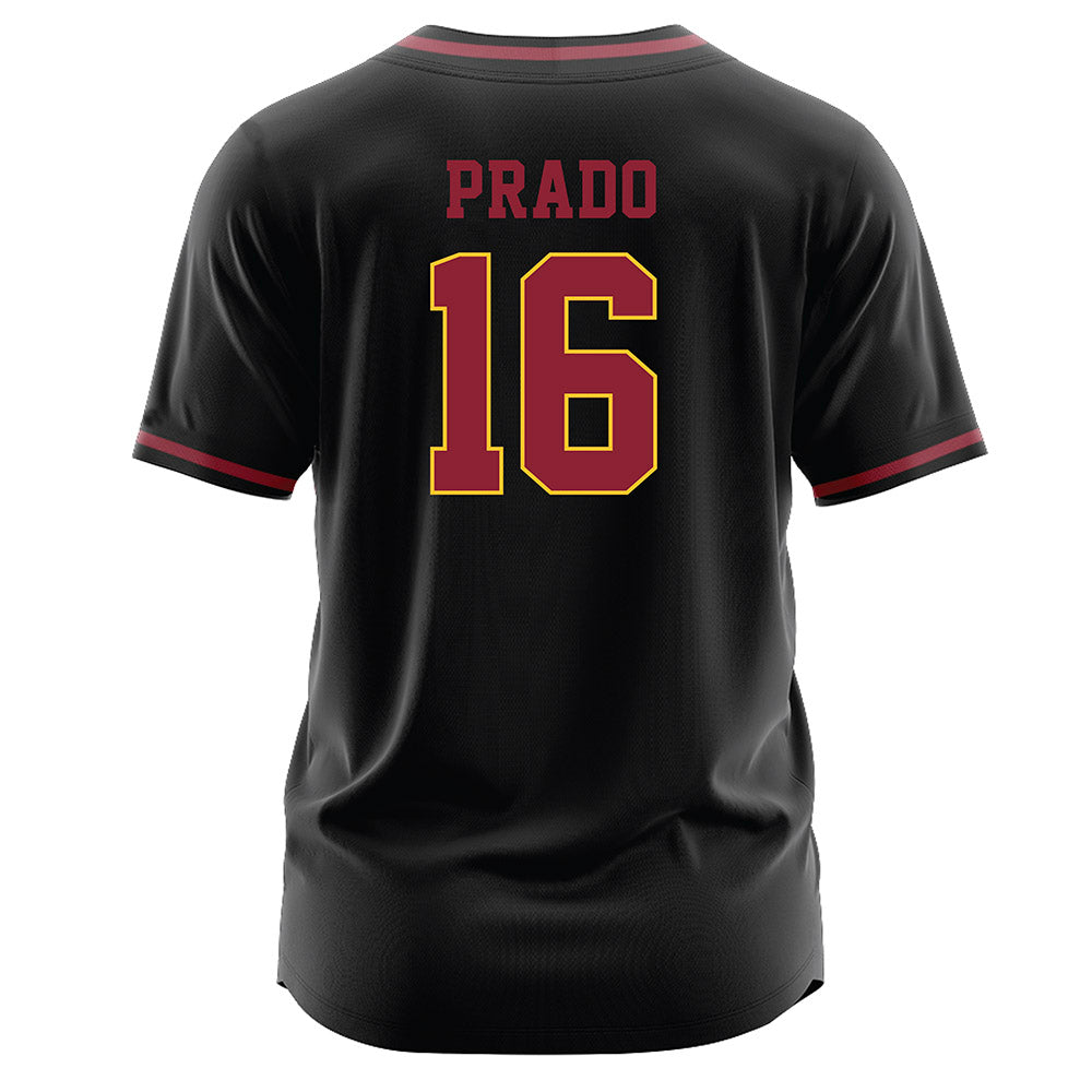 Iowa State - NCAA Softball : Victoria Prado - Black Jersey