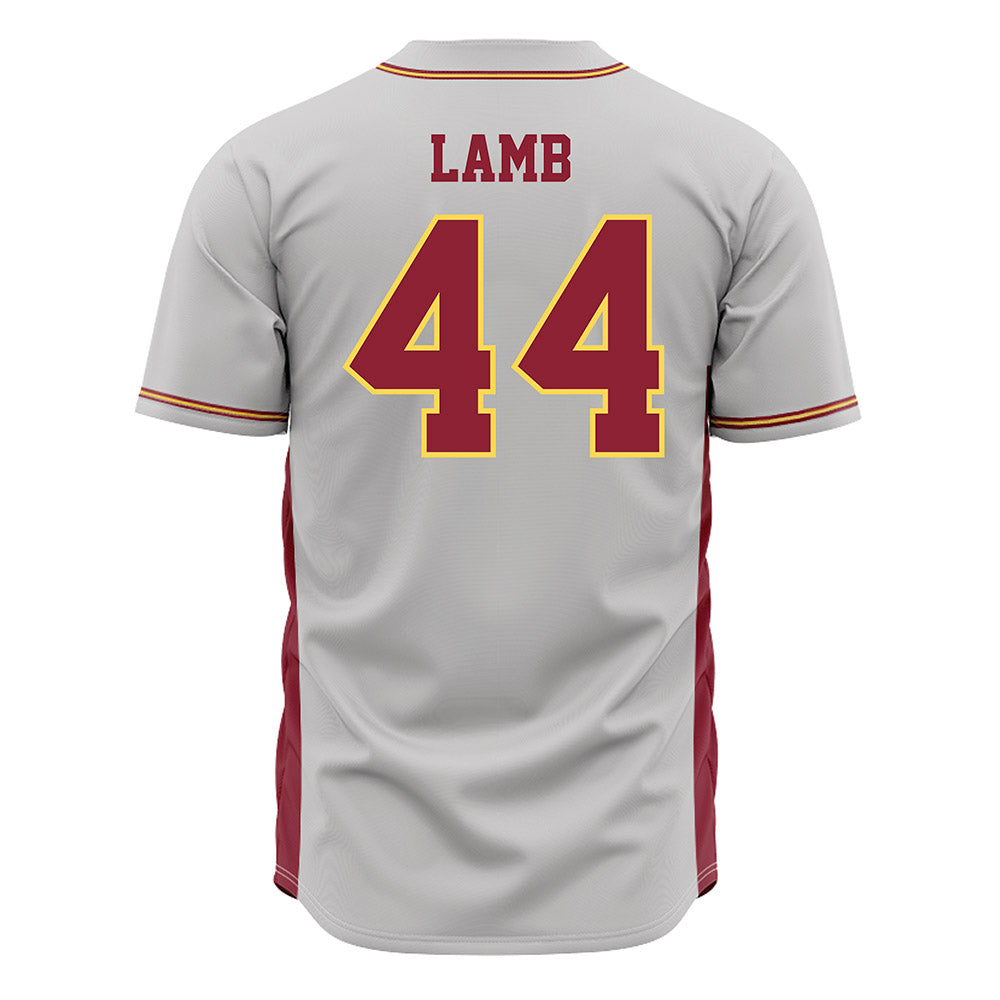 NSU - NCAA Baseball : Casey Lamb - Grey Jersey-1