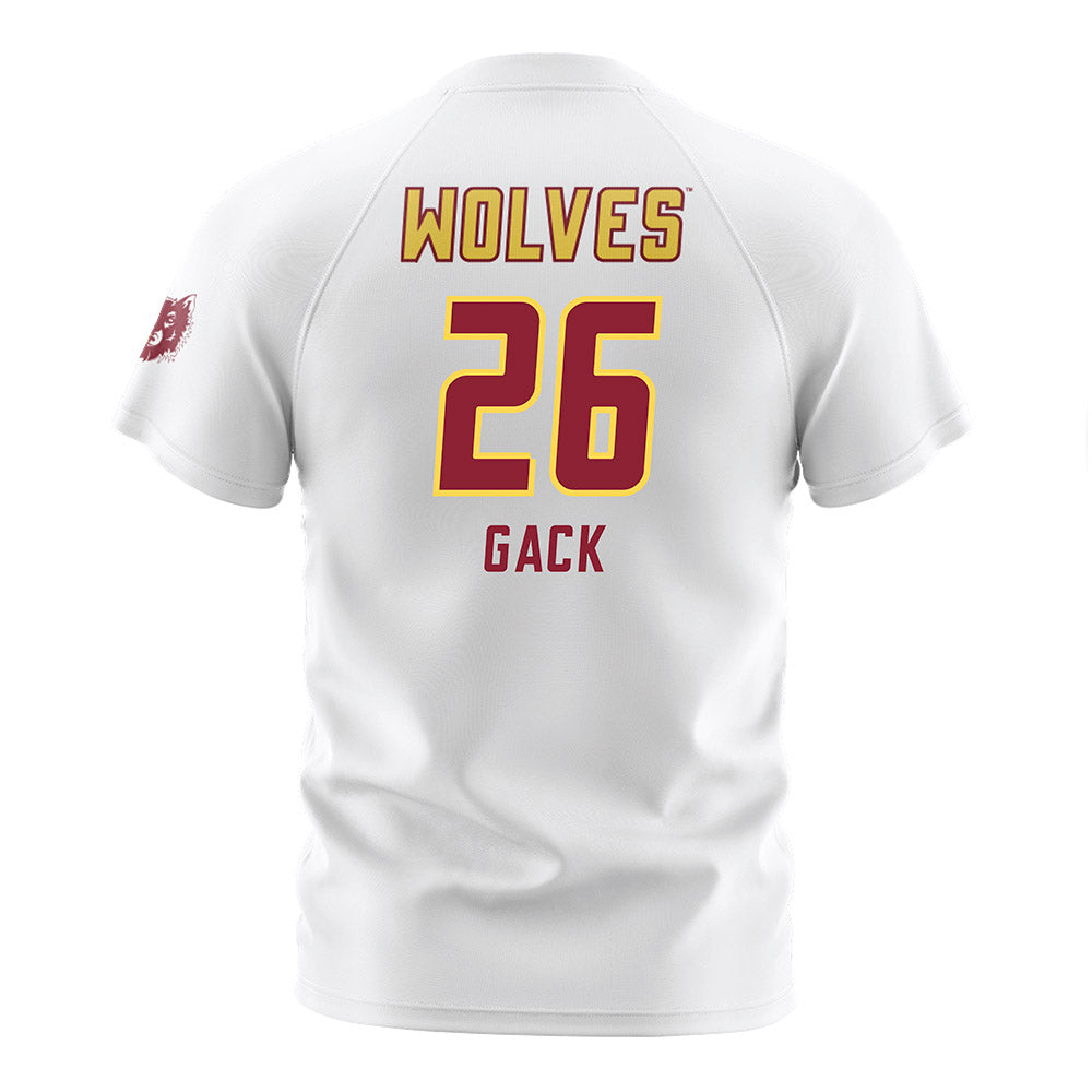 NSU - NCAA Women's Soccer : Kennedi Gack - Grey Soccer Jersey-1
