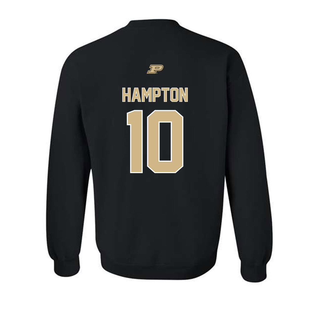 Purdue - NCAA Football : TaVari Hampton - Sports Shersey Crewneck Sweatshirt-1