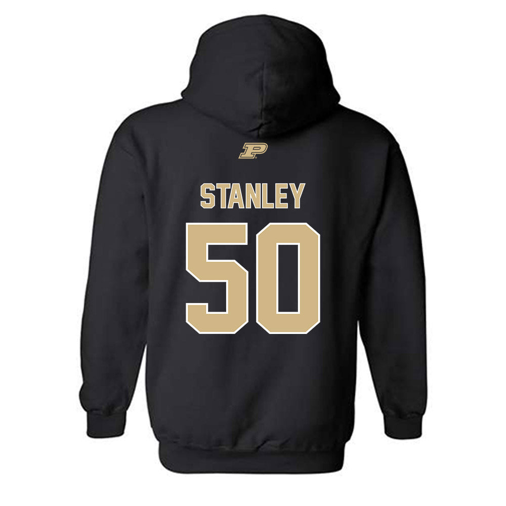 Purdue - NCAA Football : Boaz Stanley - Sports Shersey Hooded Sweatshirt-1