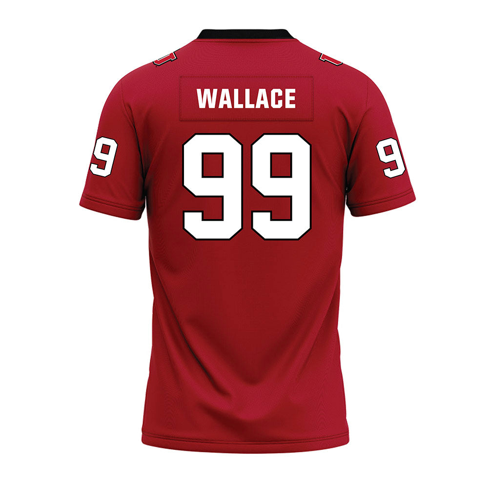 Utah - NCAA Football : Jamal Wallace - Red Premium Football Jersey-1