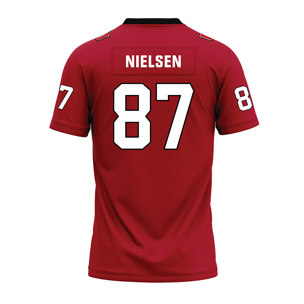 Utah - NCAA Football : Mitch Nielsen - Red Premium Football Jersey-1