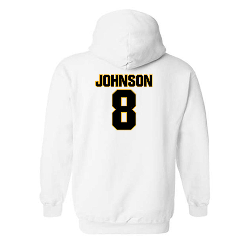 Towson - NCAA Football : Jaydyn Johnson - Classic Fashion Shersey Hooded Sweatshirt-1