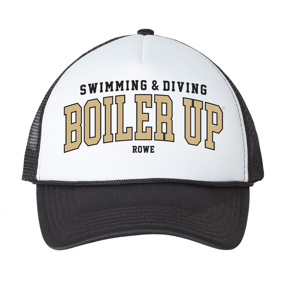 Purdue - NCAA Men's Swimming & Diving : Blake Rowe - Trucker Hat-0