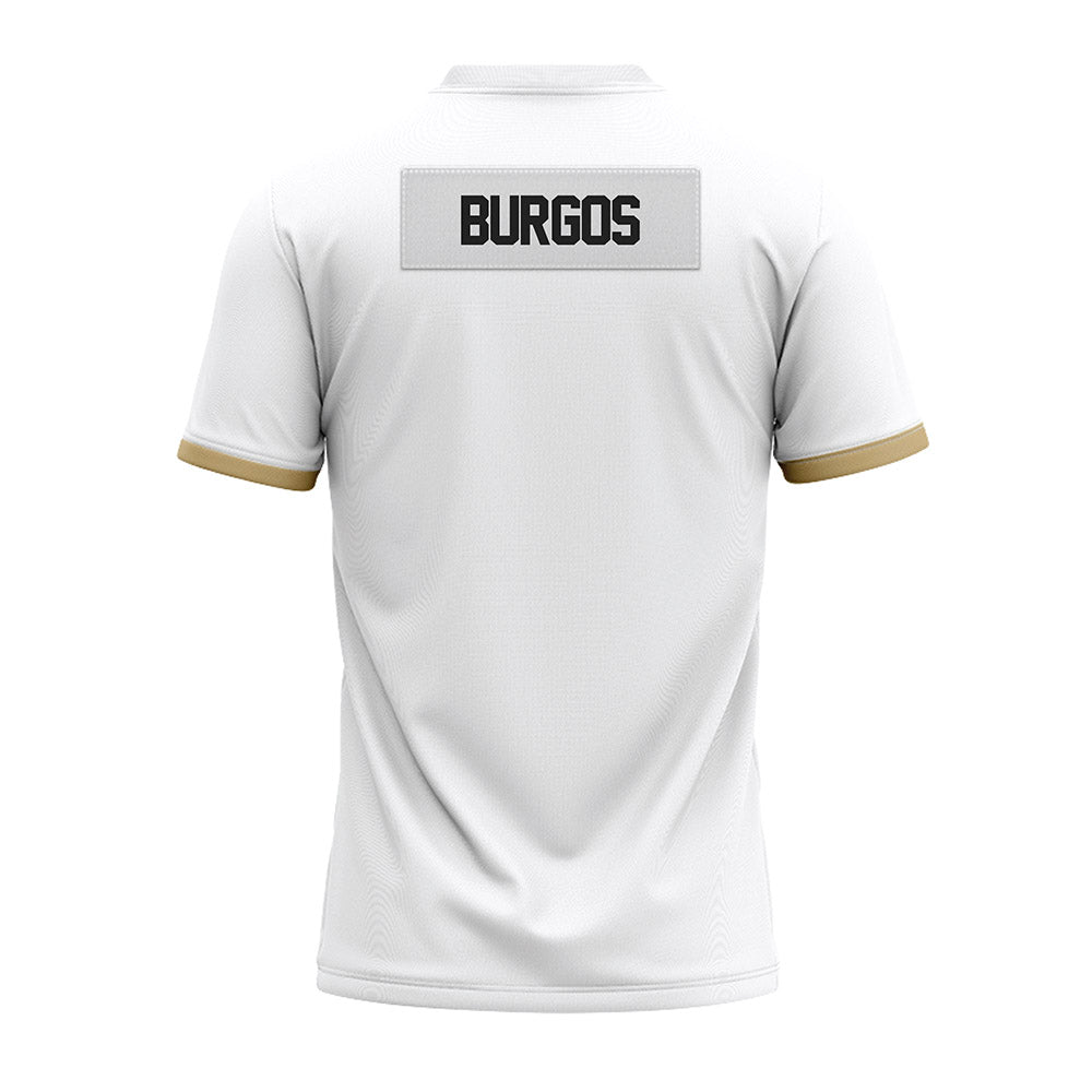 Purdue - NCAA Football : Keyshawn Burgos - White Premium Football Jersey-1