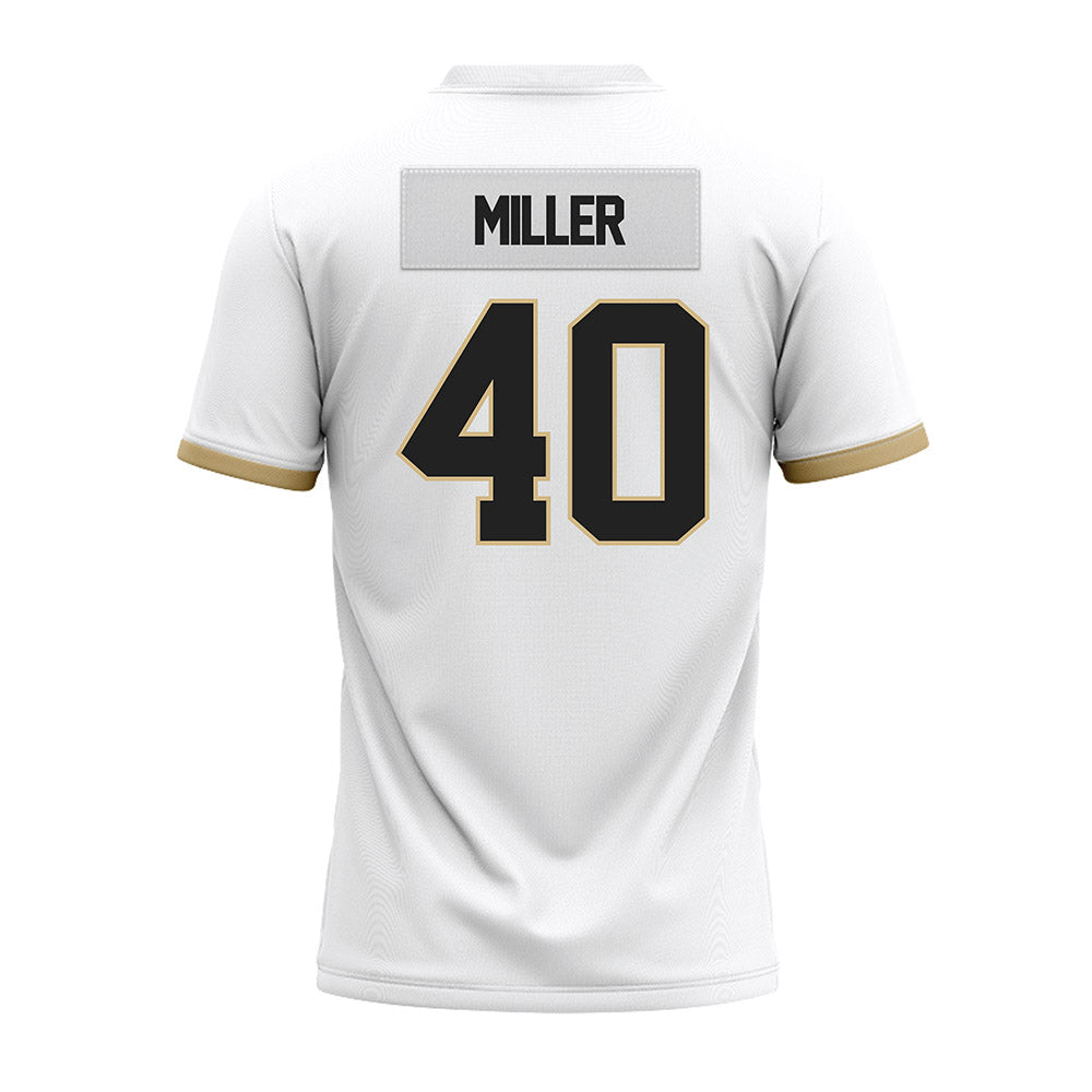 Purdue - NCAA Football : Hudson Miller - White Premium Football Jersey