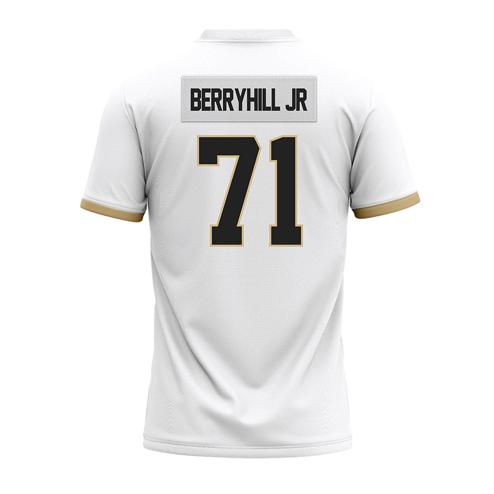 Purdue - NCAA Football : Terrell Berryhill jr - White Premium Football Jersey-1