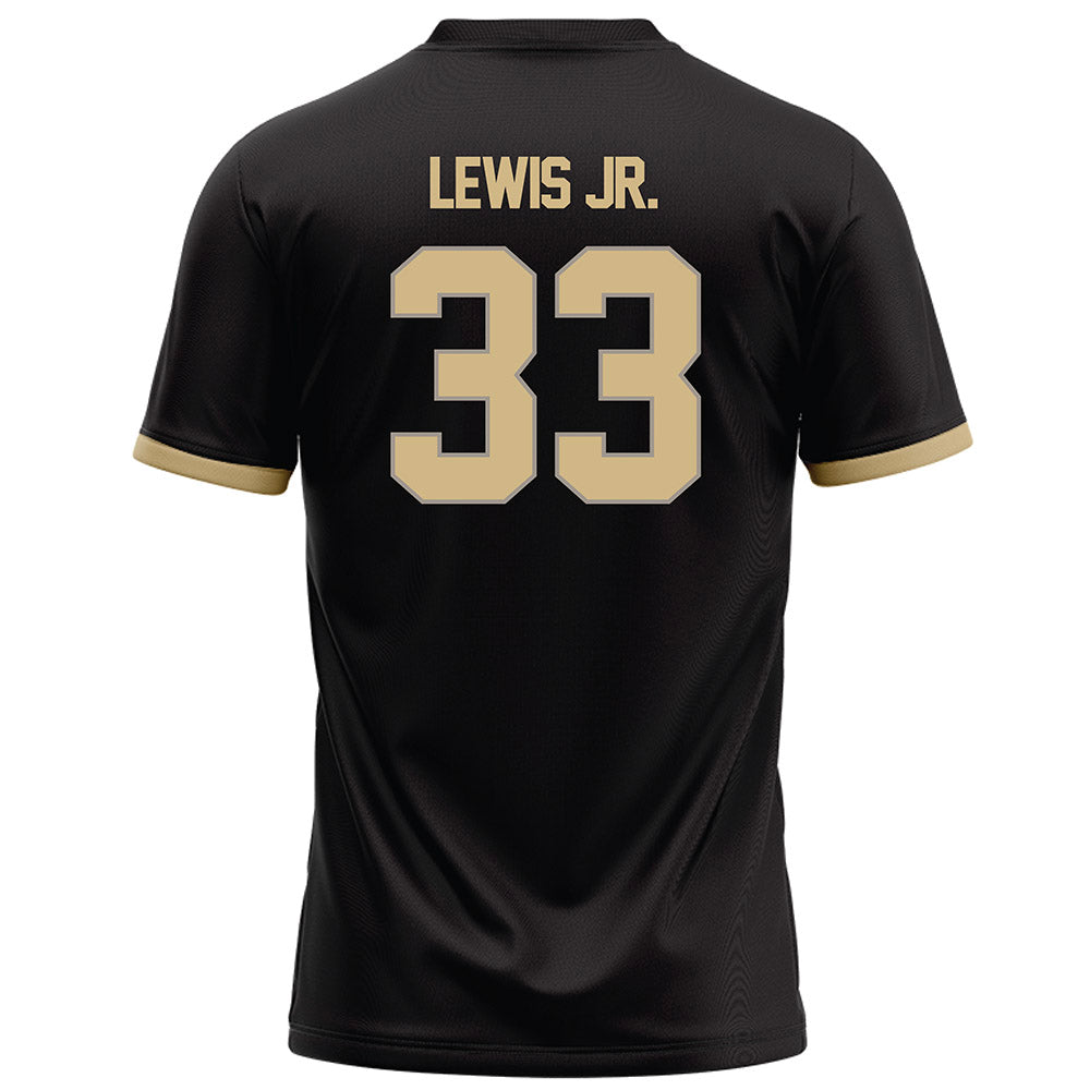 Purdue - NCAA Football : Jeremy Lewis Jr. - Black Football Jersey-1