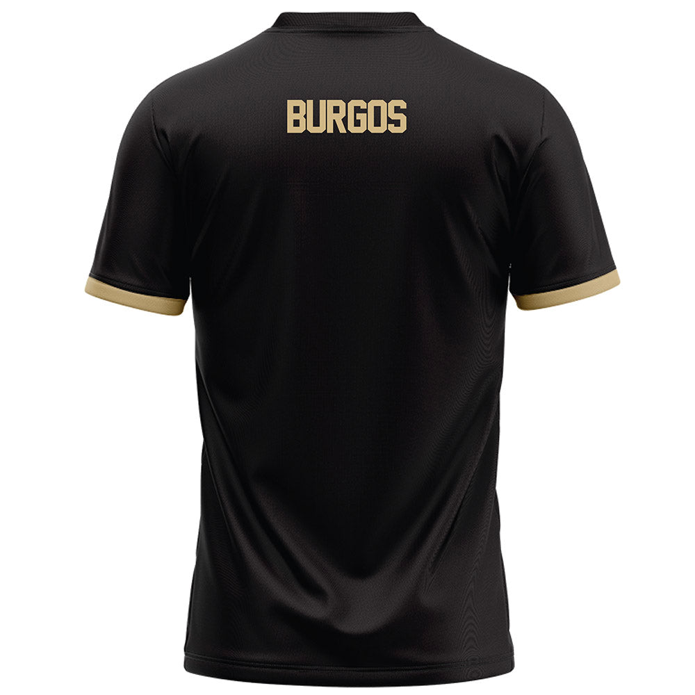 Purdue - NCAA Football : Keyshawn Burgos - Black Football Jersey-1