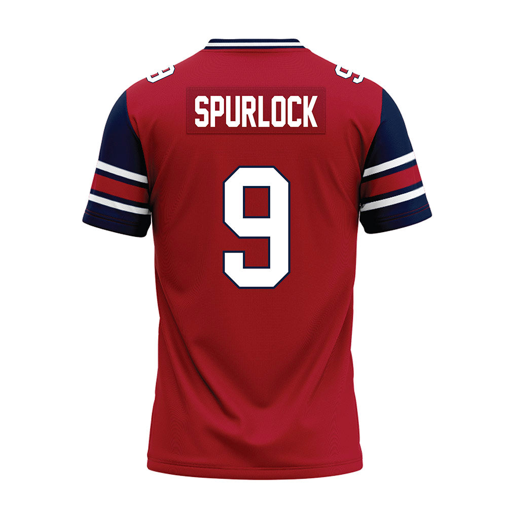 Liberty - NCAA Football : Deuce Spurlock - Red Premium Football Jersey-1