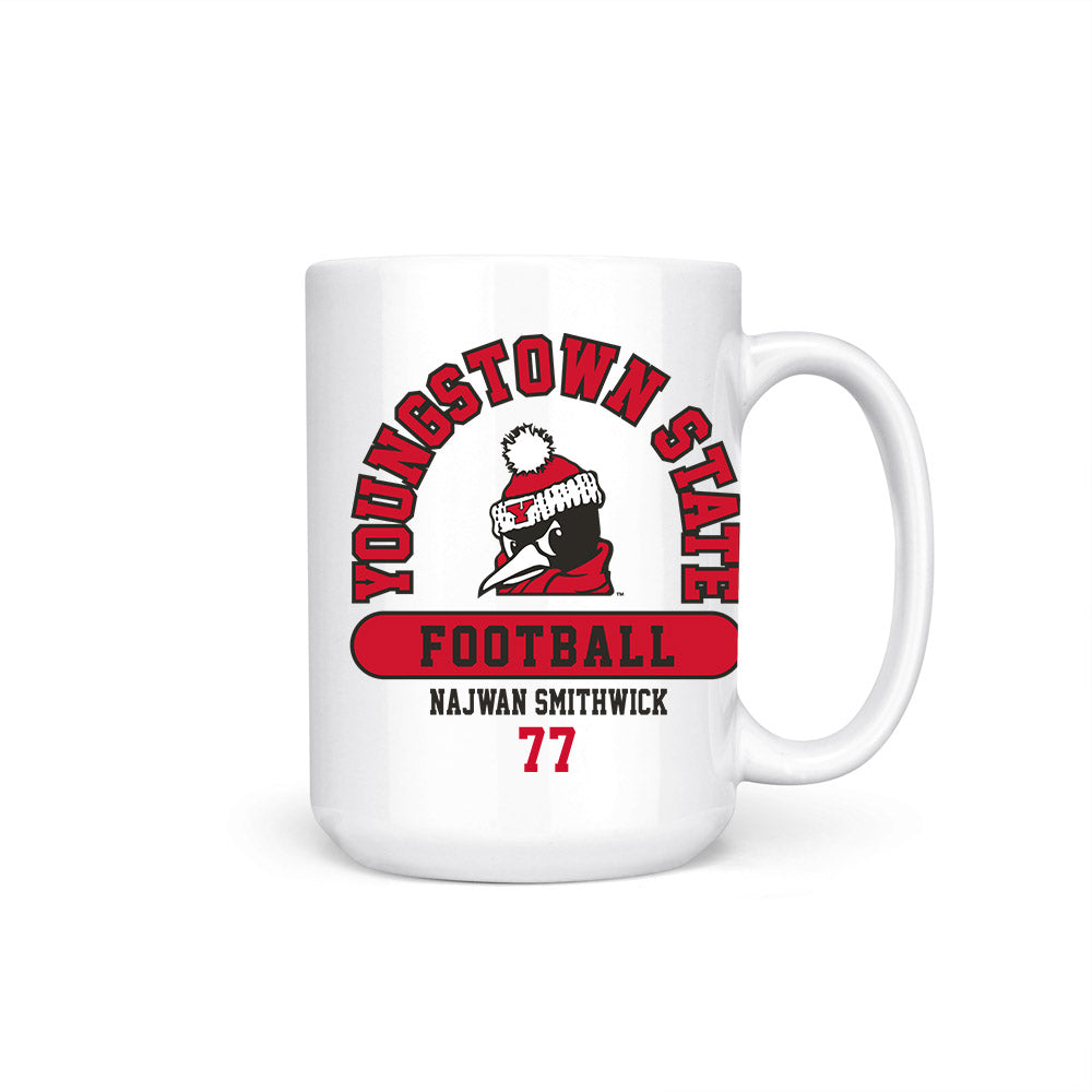 Youngstown State - NCAA Football : Najwan Smithwick - Coffee Mug-0