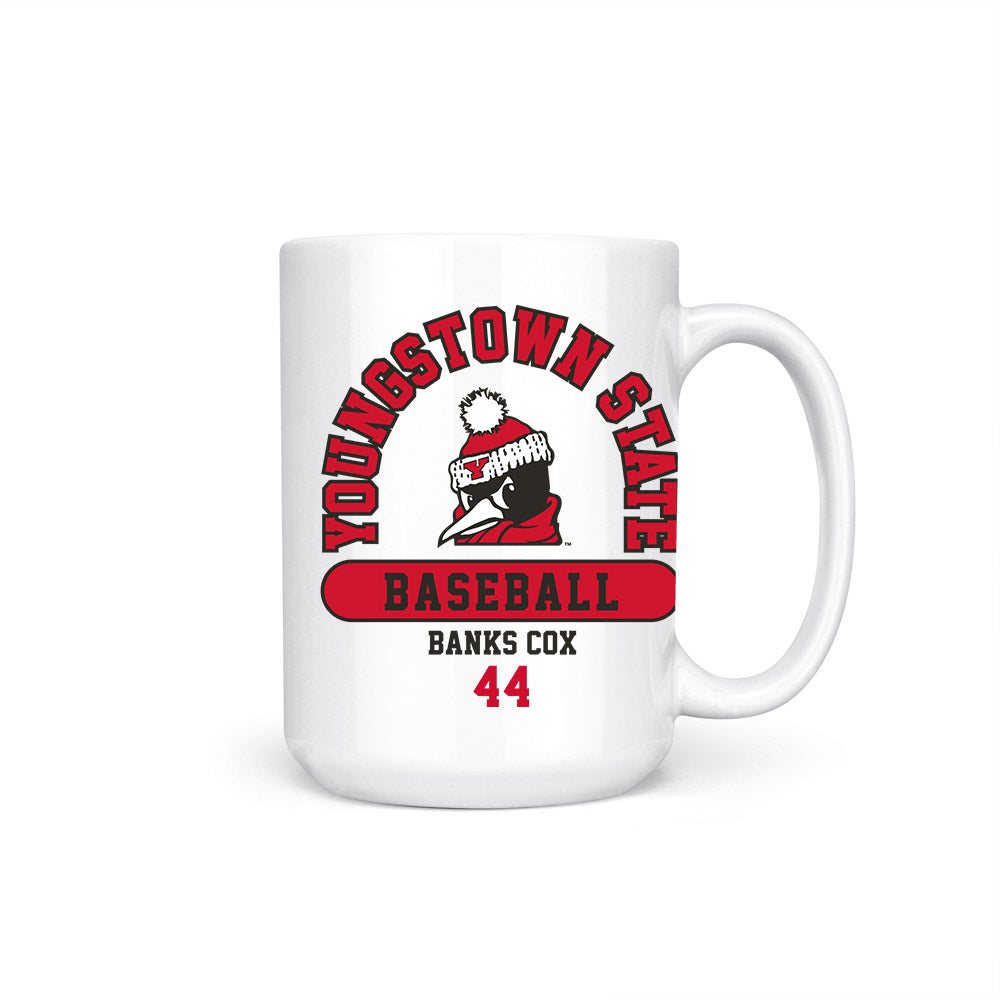 Youngstown State - NCAA Baseball : Banks Cox - Coffee Mug-0