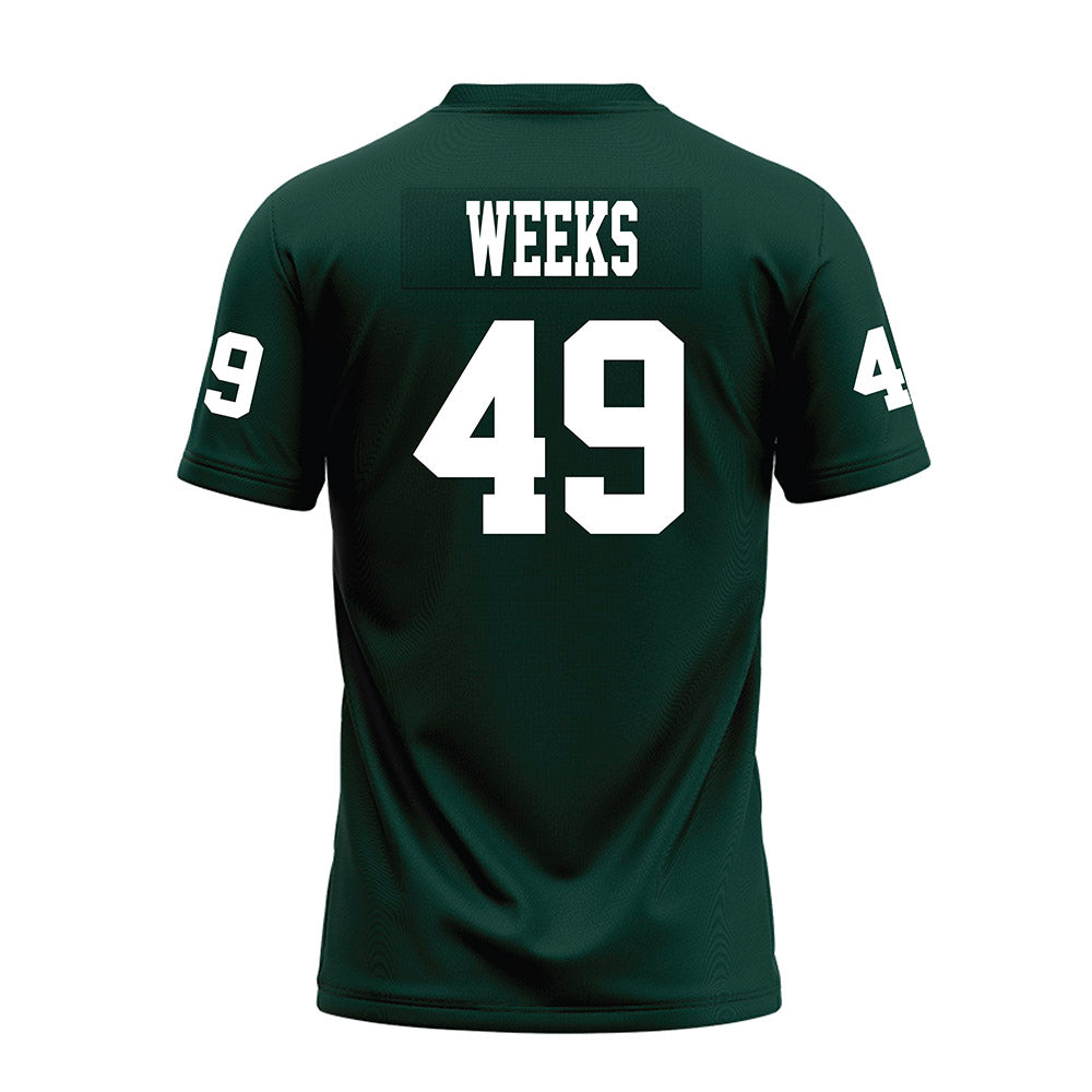 Michigan State - NCAA Football : Alex Weeks - Premium Football Jersey-1