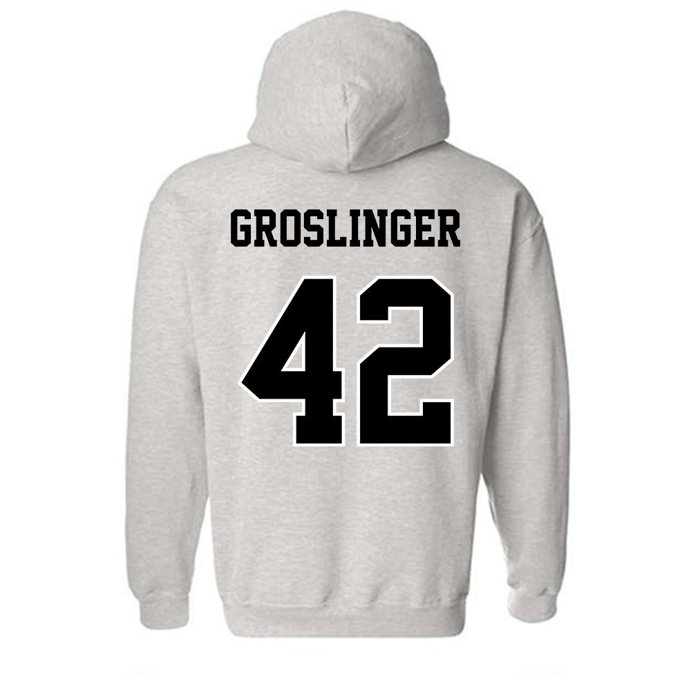 Towson - NCAA Football : Max Groslinger - Classic Fashion Shersey Hooded Sweatshirt-1