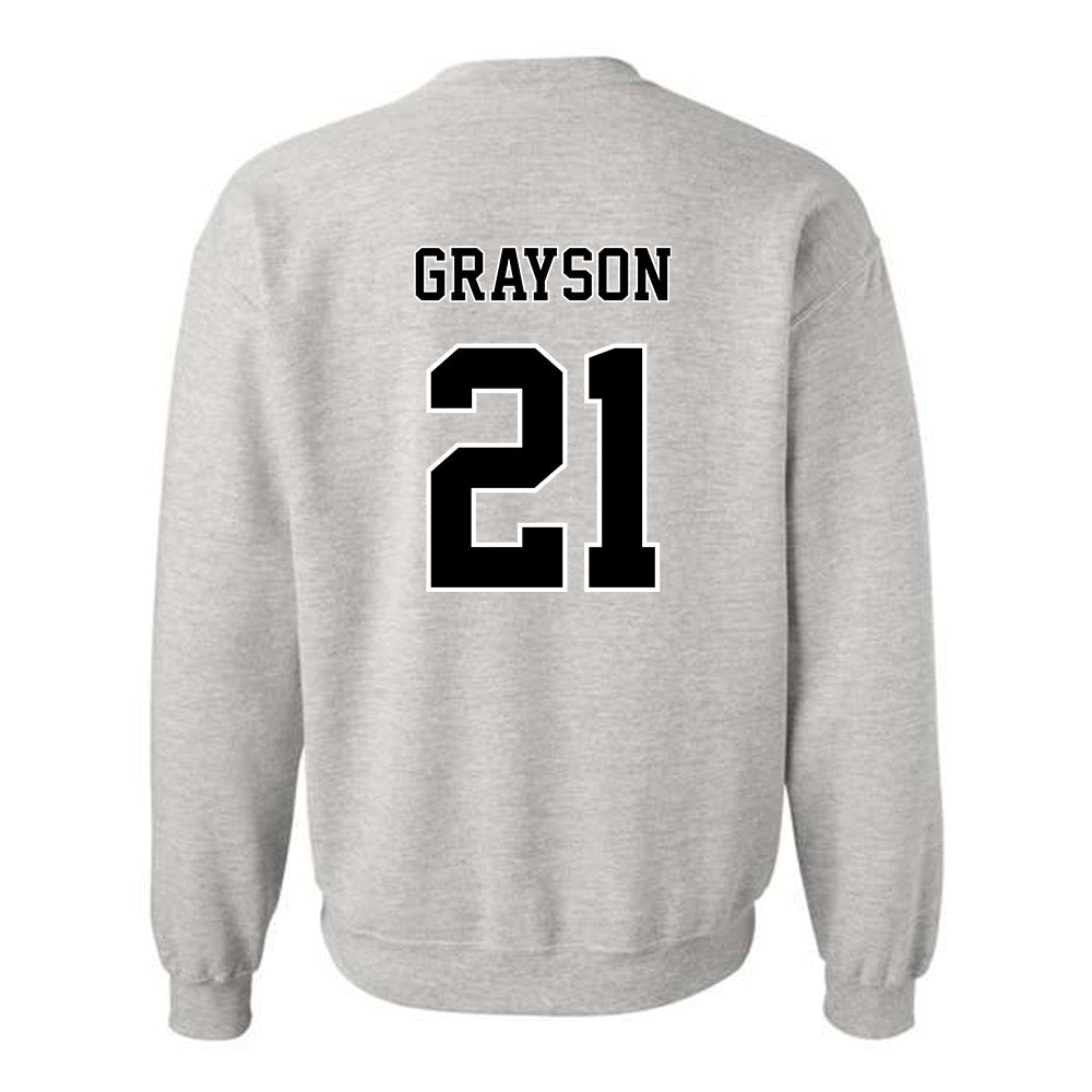 Towson - NCAA Football : Kyron Grayson - Classic Fashion Shersey Crewneck Sweatshirt-1