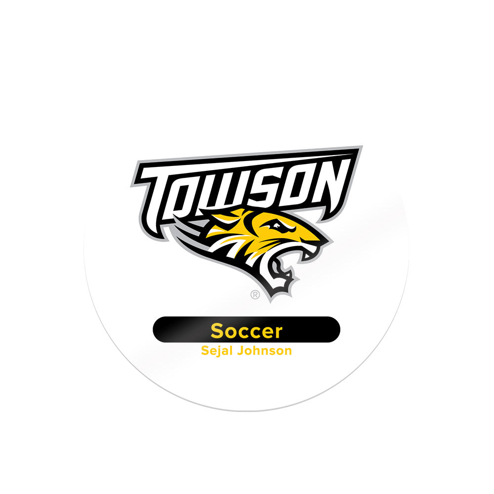 Towson - NCAA Women's Soccer : Sejal Johnson - Sticker-0
