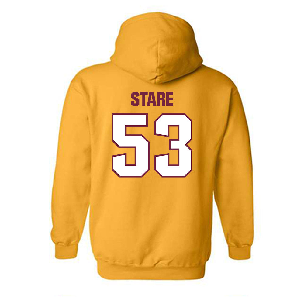 Central Michigan - NCAA Football : Collin Stare - Classic Shersey Hooded Sweatshirt-1