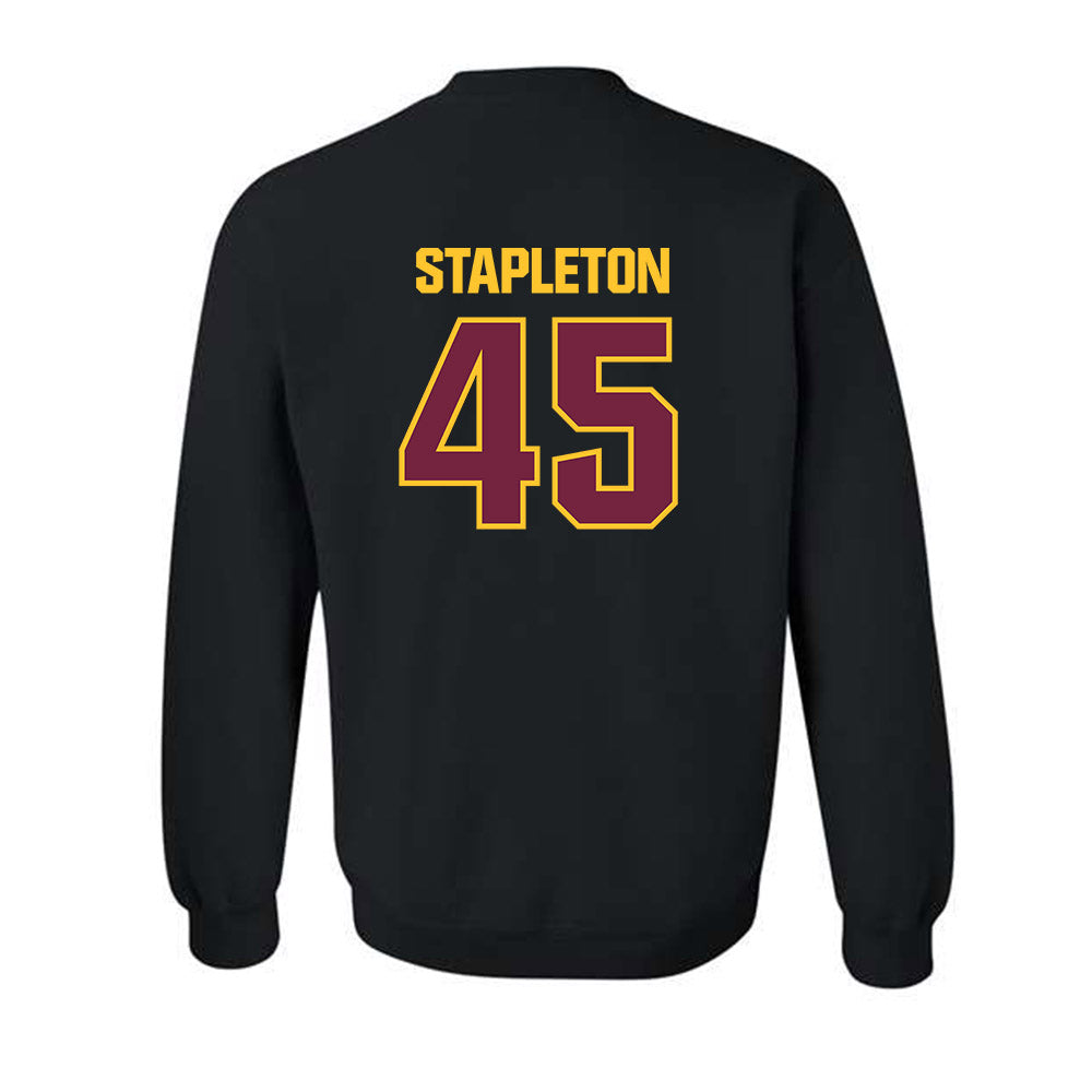 Central Michigan - NCAA Football : Jordan Stapleton - Classic Shersey Crewneck Sweatshirt-1
