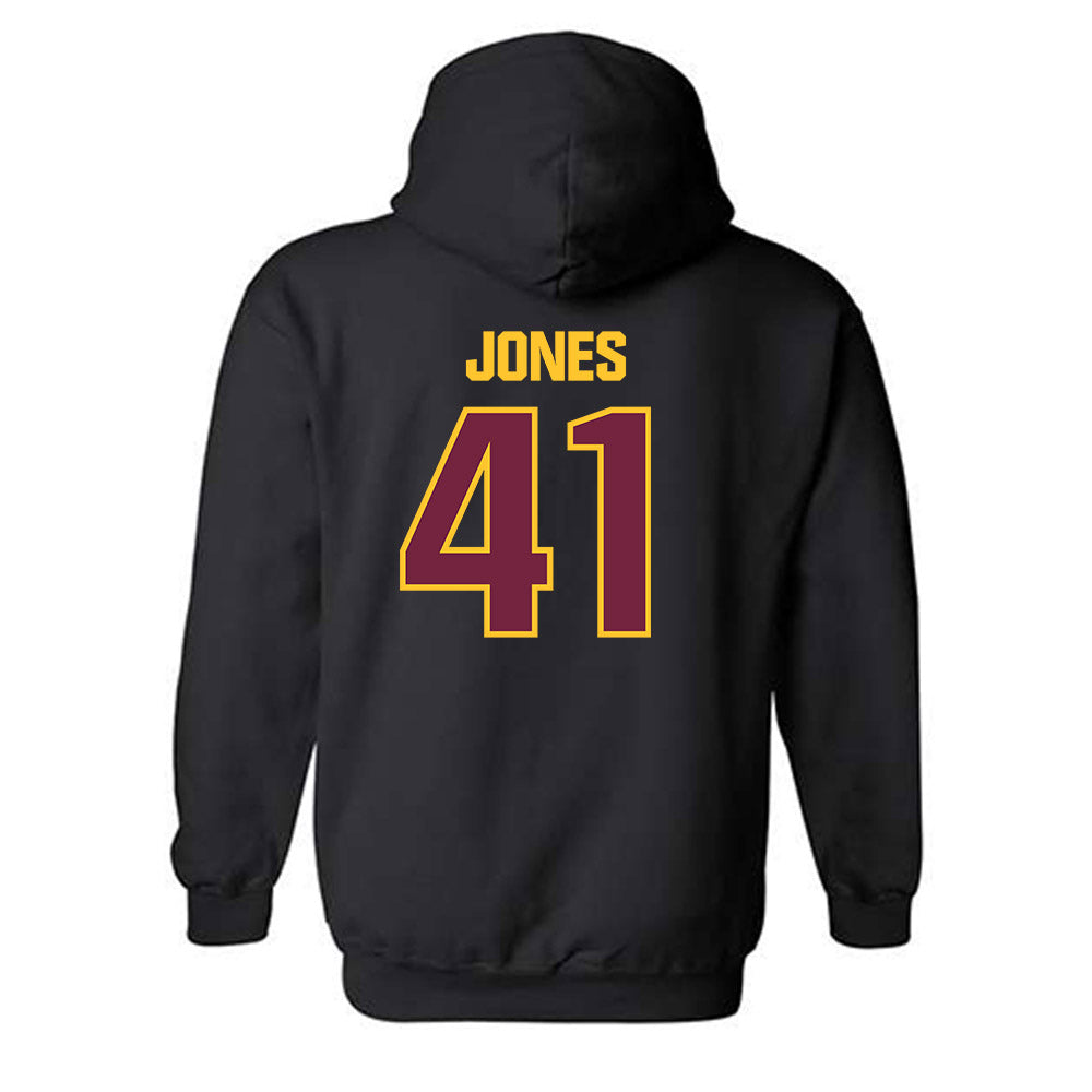 Central Michigan - NCAA Football : Keyton Jones - Classic Shersey Hooded Sweatshirt-1
