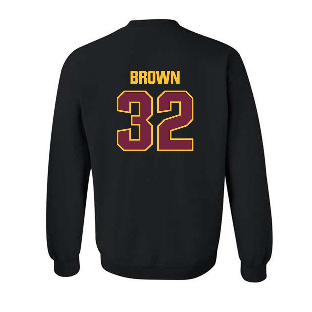 Central Michigan - NCAA Football : Donovan Brown - Classic Shersey Crewneck Sweatshirt-1