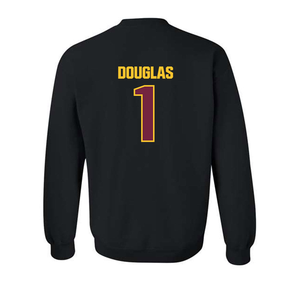 Central Michigan - NCAA Football : Jjajryn Douglas - Classic Shersey Crewneck Sweatshirt-1