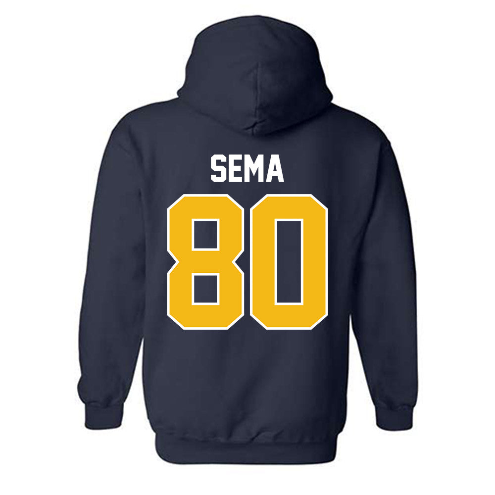 Northern Arizona - NCAA Football : Gabe Sema - Classic Shersey Hooded Sweatshirt-1