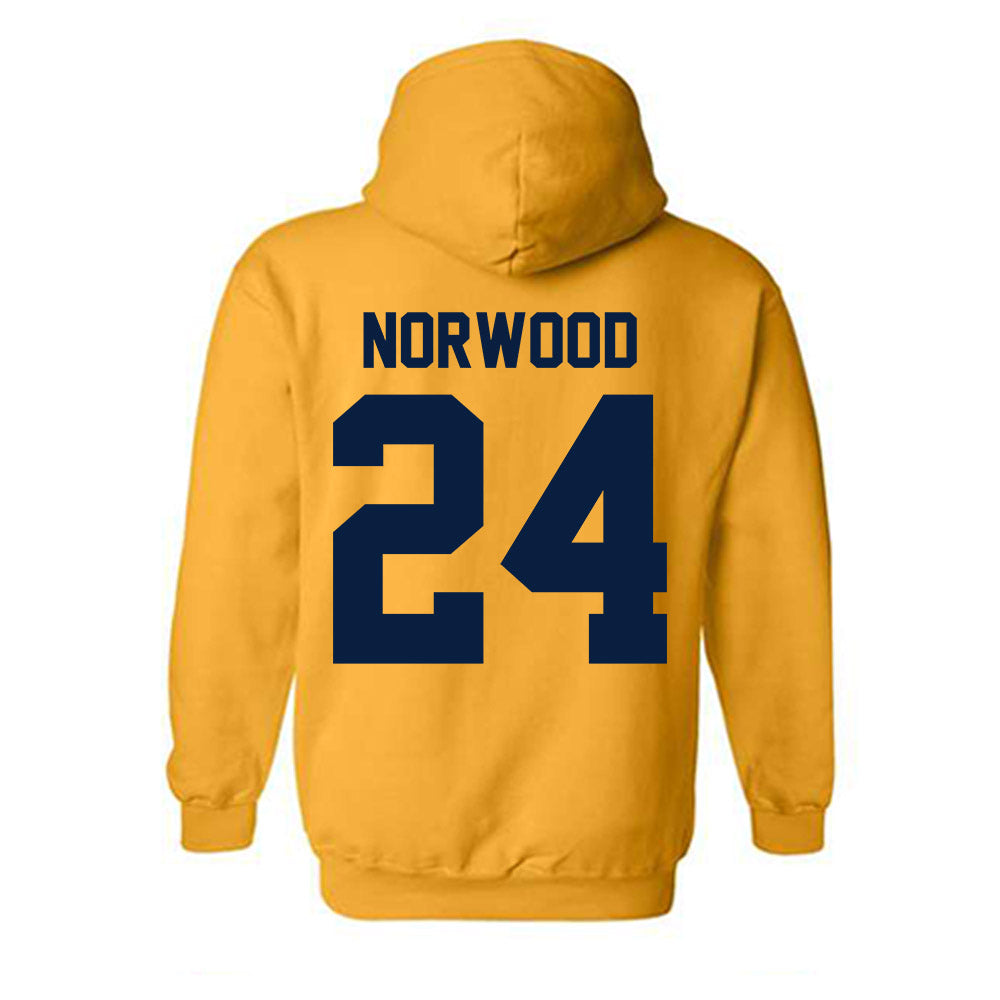 Northern Arizona - NCAA Football : Nehemiah Norwood - Classic Shersey Hooded Sweatshirt-1