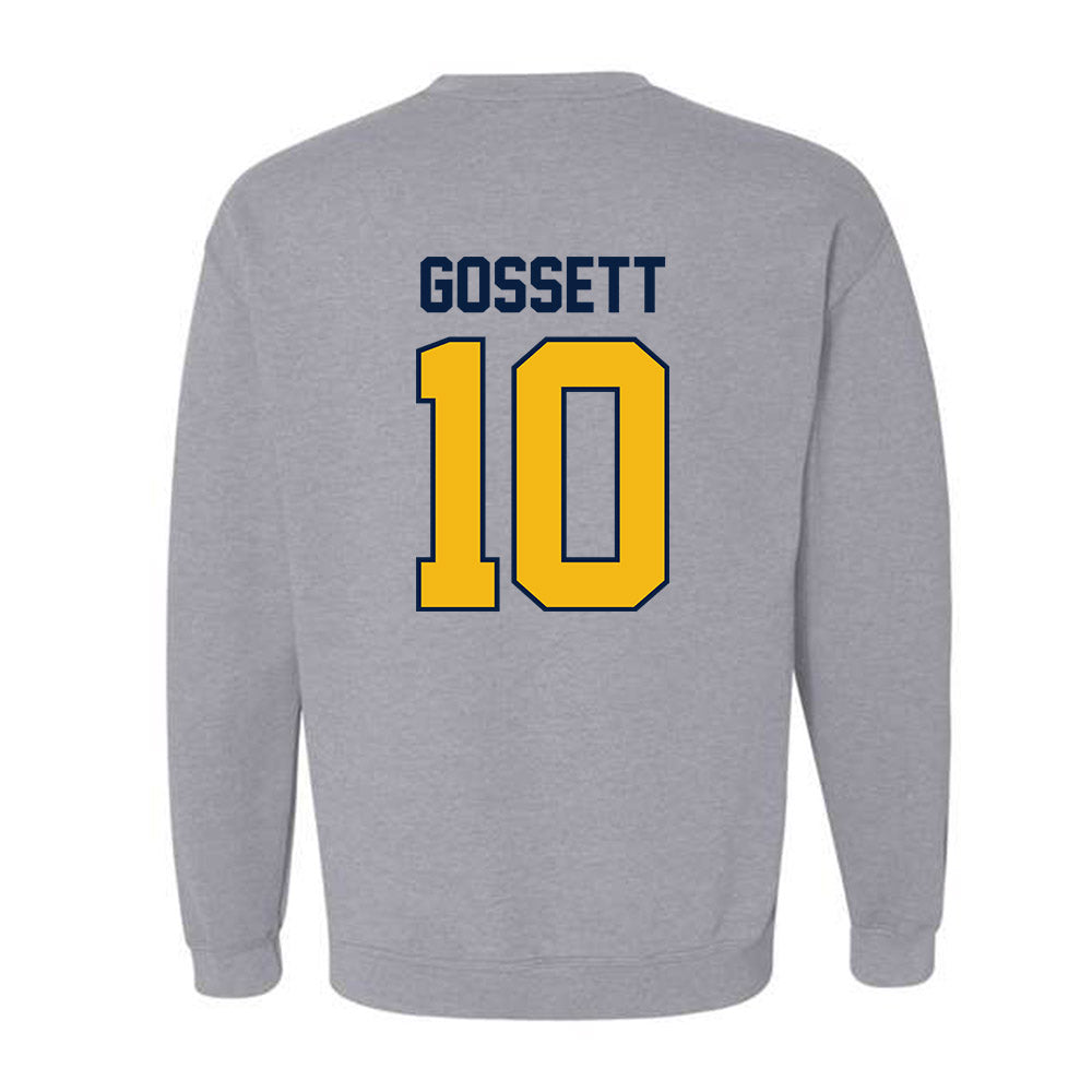Northern Arizona - NCAA Football : QuRan Gossett - Classic Shersey Crewneck Sweatshirt-1