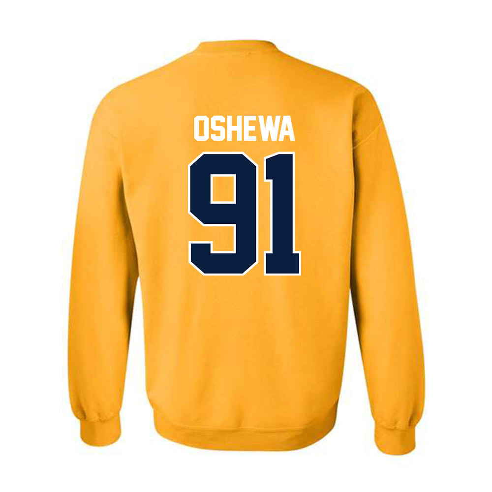 Northern Arizona - NCAA Football : Erimi Oshewa - Classic Shersey Crewneck Sweatshirt-1