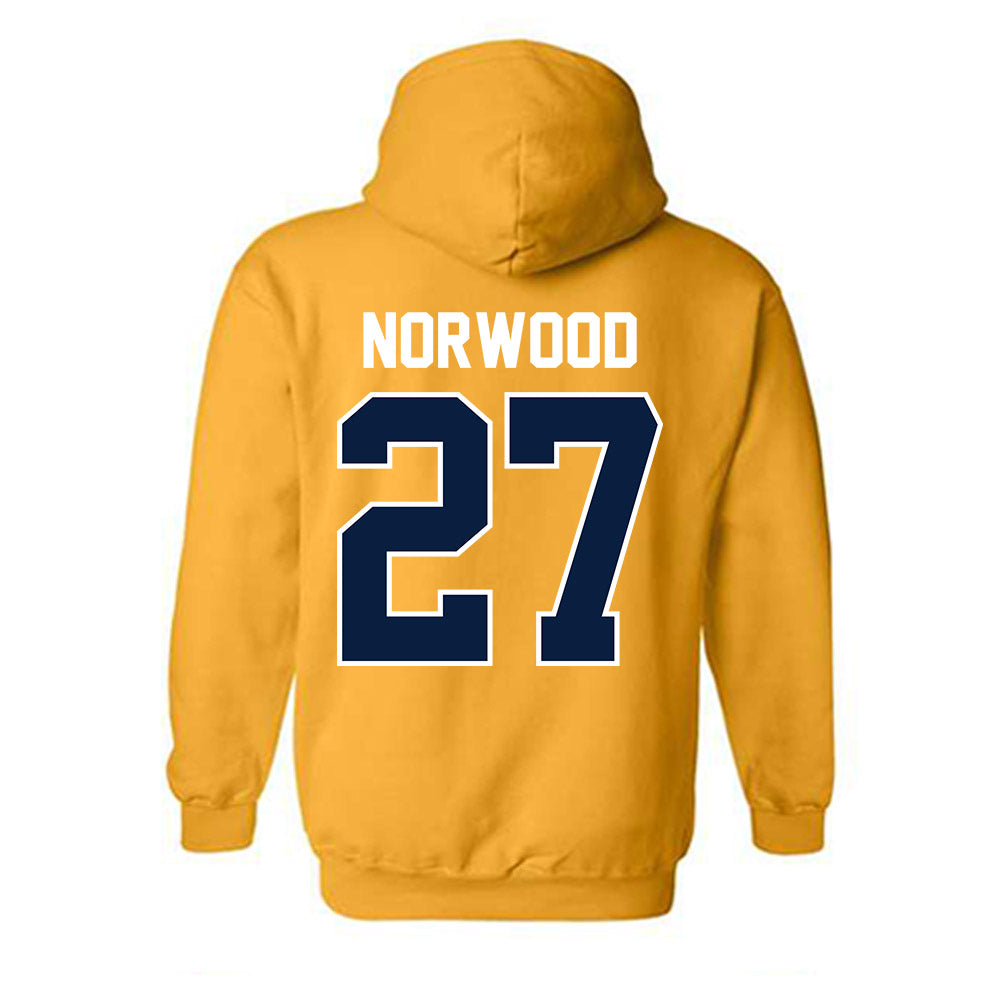 Northern Arizona - NCAA Football : Nehemiah Norwood - Classic Shersey Hooded Sweatshirt-1