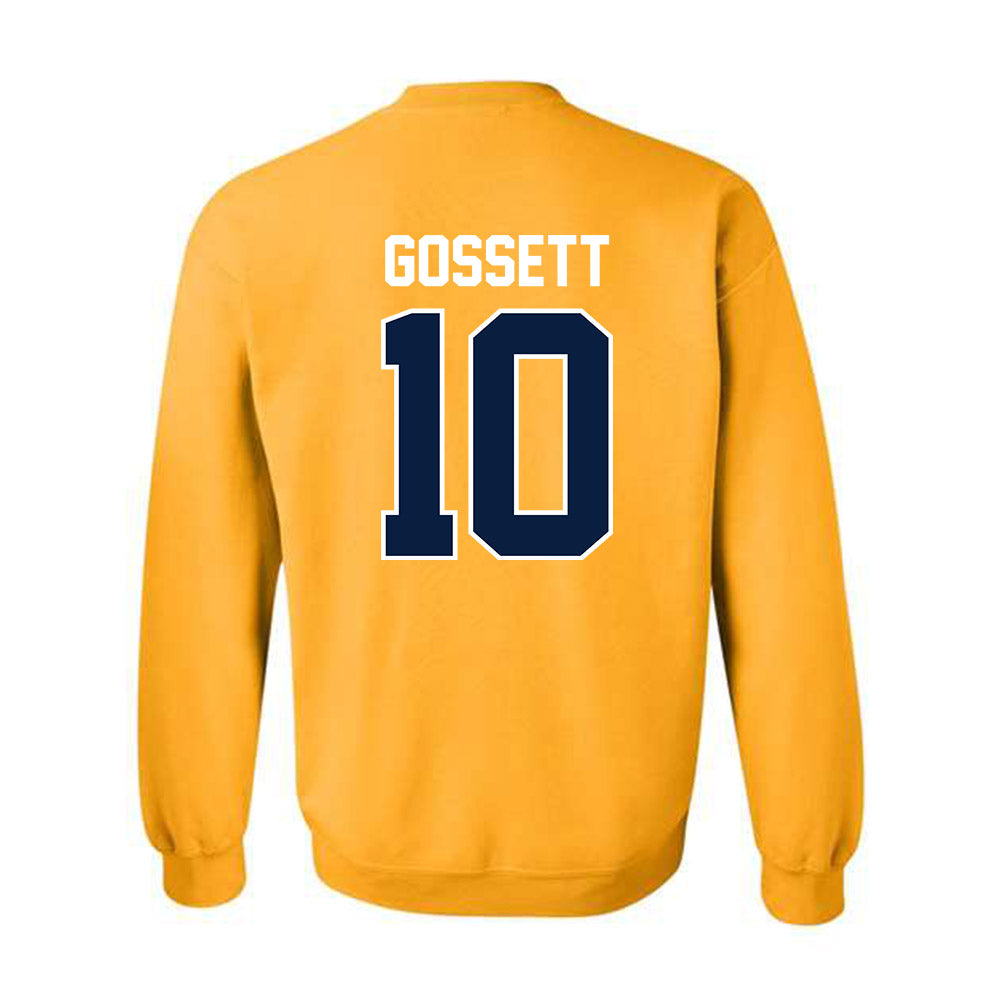Northern Arizona - NCAA Football : QuRan Gossett - Classic Shersey Crewneck Sweatshirt-1