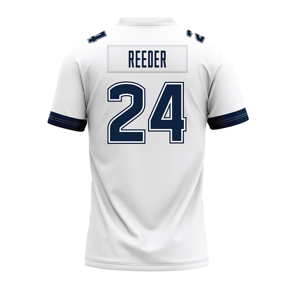 UConn - NCAA Football : Dashun Reeder - White Premium Football Jersey-1