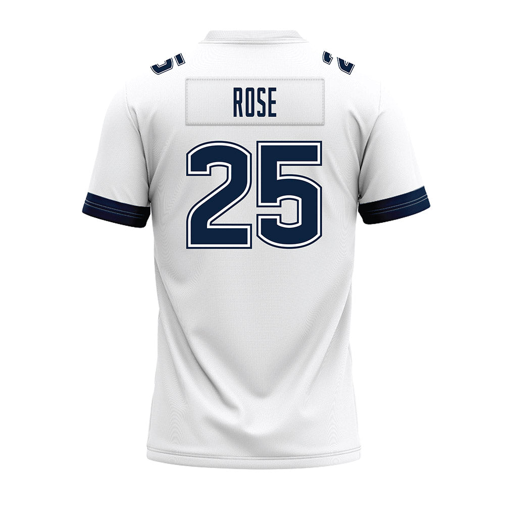 UConn - NCAA Football : Daniel Rose - White Premium Football Jersey-1