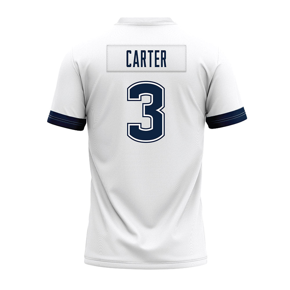 UConn - NCAA Football : Esean Carter - White Premium Football Jersey-1