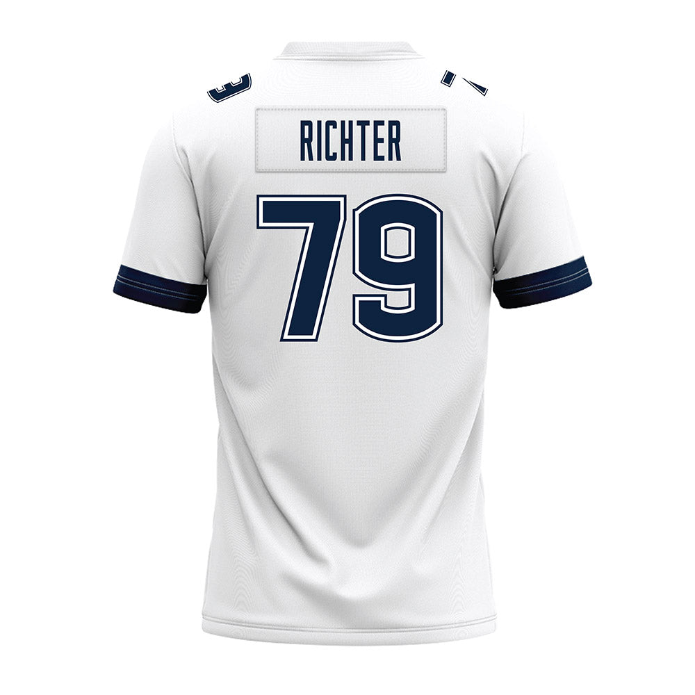 UConn - NCAA Football : Christian Richter - White Premium Football Jersey-1