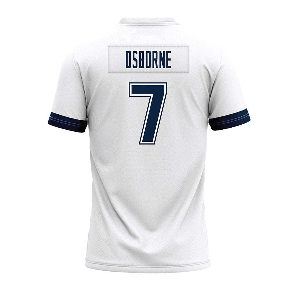 UConn - NCAA Football : Kalieb Osborne - White Premium Football Jersey-1