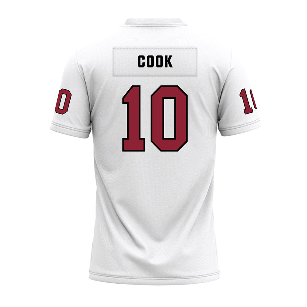 Troy - NCAA Football : Knai Cook - White Premium Football Jersey-1
