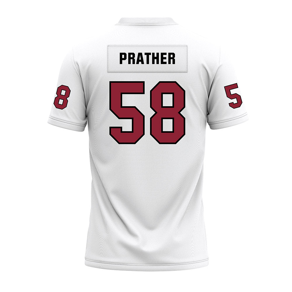 Troy - NCAA Football : Elijah Prather - White Premium Football Jersey-1