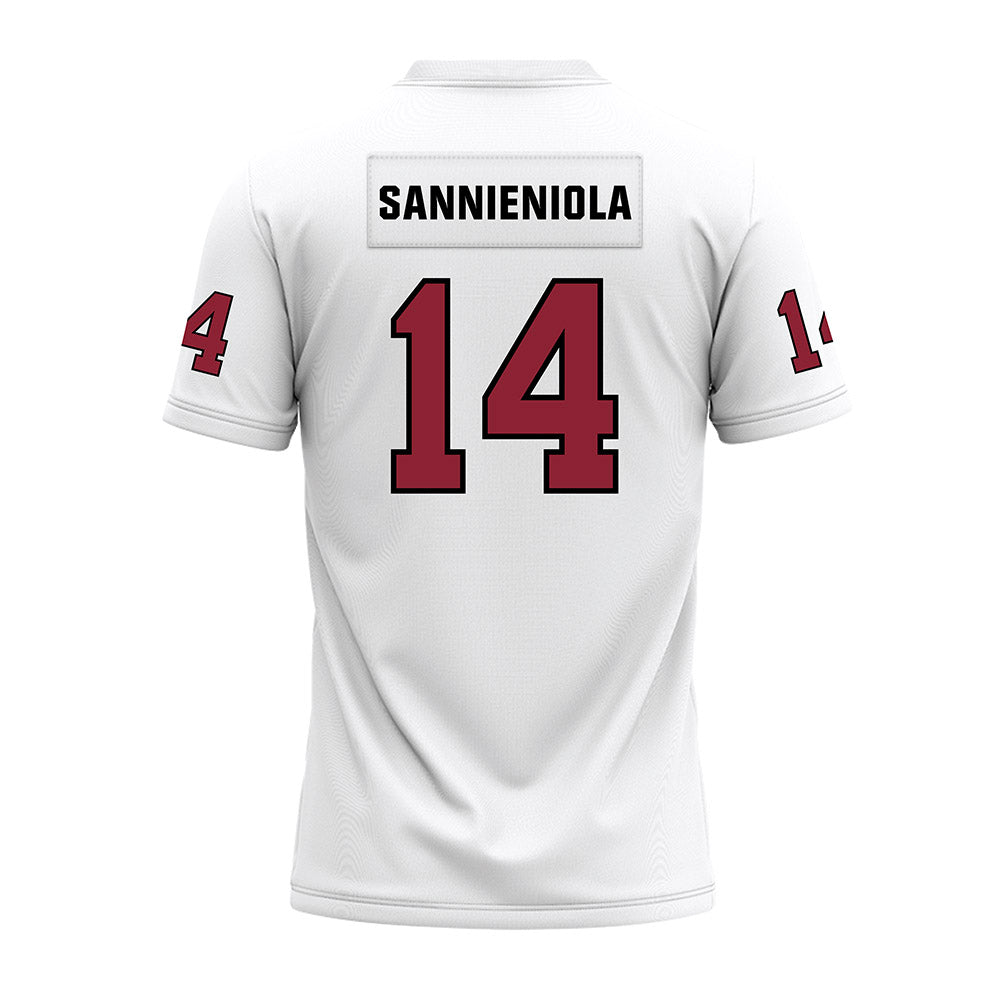 Troy - NCAA Football : Steven Sannieniola - White Premium Football Jersey-1