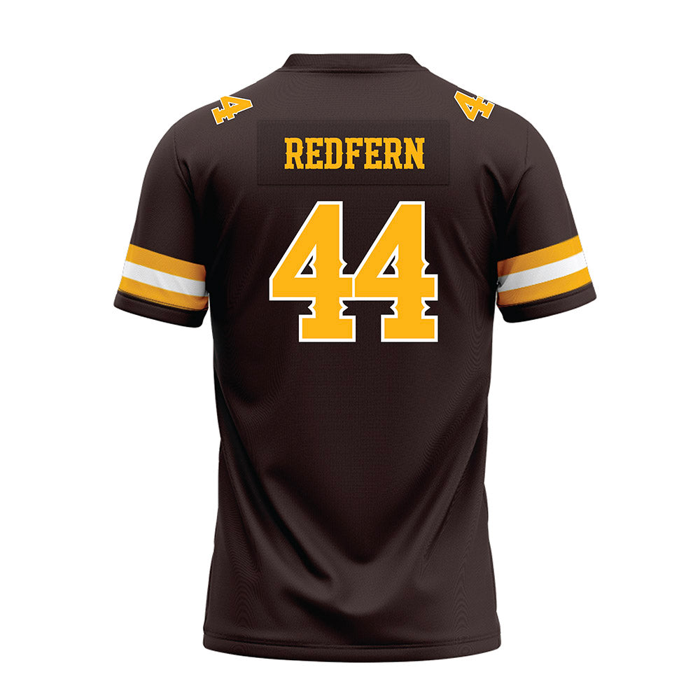 Wyoming - NCAA Football : Jaquan Redfern - Brown Premium Football Jersey-1
