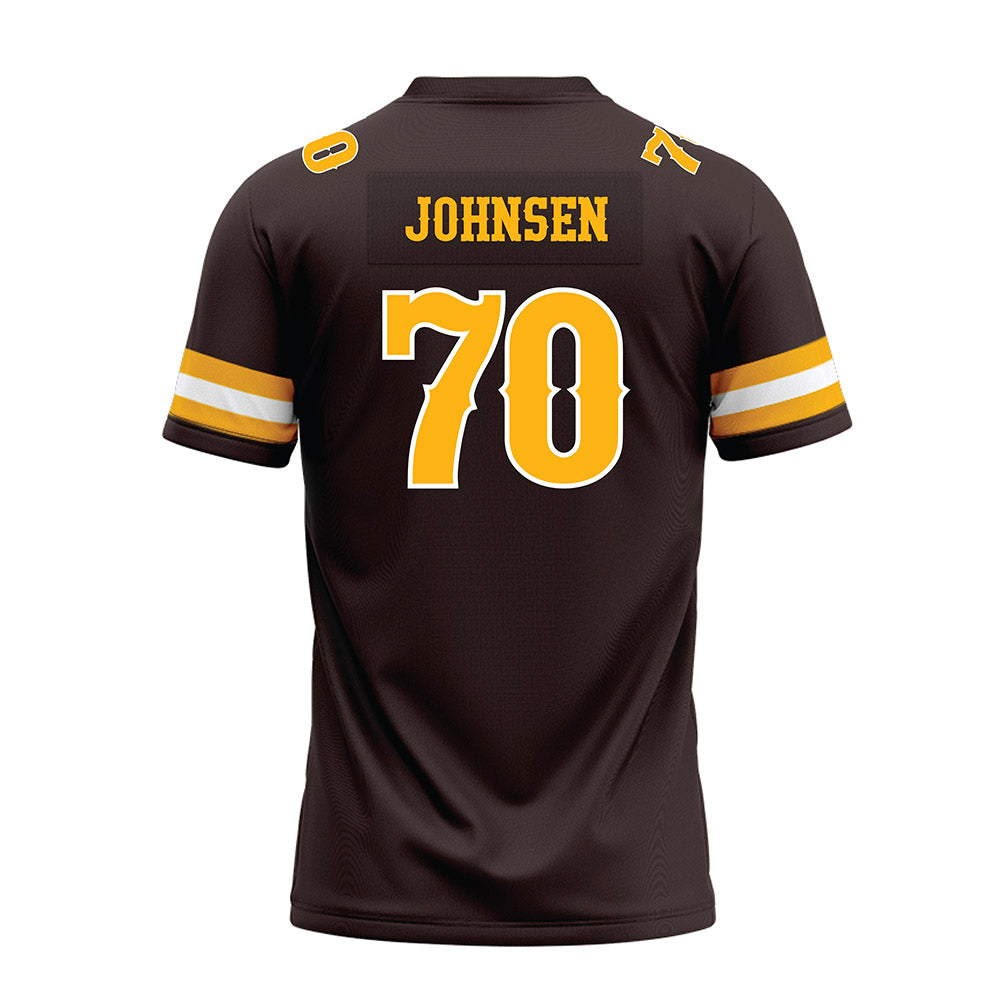 Wyoming - NCAA Football : Rex Johnsen - Premium Football Jersey